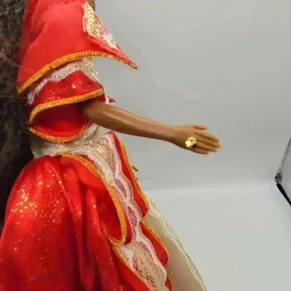 VTG 1987 MATTEL INC. HAPPY HOLLIDAYS BLACK BARBIE DOLL SPECIAL EDITTION RARE - Picture 5 of 16